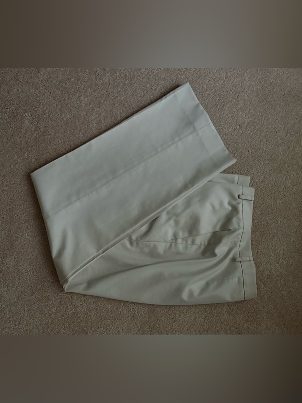 Brooks Brothers 346 Advantage White Cotton Trousers  | Size 6P | Petite - Picture 2 of 3